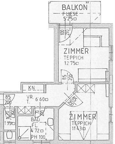 Appartement Typ 4 - Gästehaus Götz
